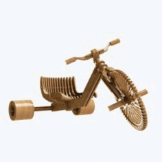 Cnc Laser Cut Toy Bicycles Young Children Free CDR Vectors Art
