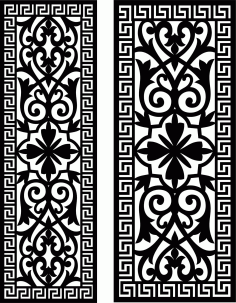 Decorative Screen Patterns For Laser Cutting 26 Free DXF File