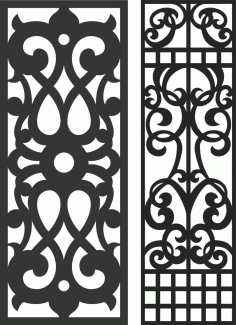 Decorative Screen Patterns For Laser Cutting 59 Free DXF File
