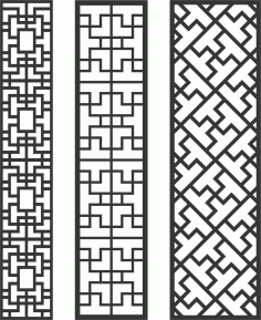 Decorative Screen Patterns For Laser Cutting 82 Free DXF File