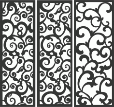 Decorative Screen Patterns For Laser Cutting 91 Free DXF File