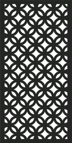 Decorative Screen Patterns For Laser Cutting 198 Free DXF File