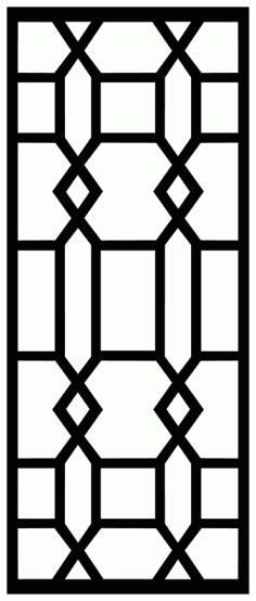Decorative Screen Patterns For Laser Cutting 1880 Free DXF File