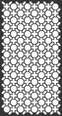 Floral Screen Patterns Design 63 Free DXF File