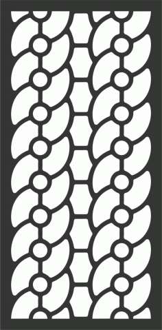 Floral Screen Patterns Design 75 Free DXF File