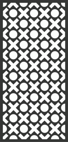 Floral Screen Patterns Design 93 Free DXF File