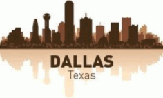 Dallas Skyline Free CDR Vectors Art