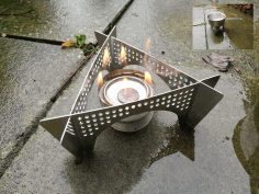 Laser Cut Stove Support Stand Base And Wind Shield For Outdoor Camping Plasma Cut Free DXF File