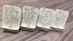 Laser Cut Phone Stands With Engraving Free CDR Vectors Art