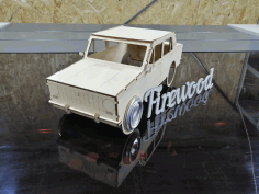 Laser Cut Car Model Beer Holder Free CDR Vectors Art