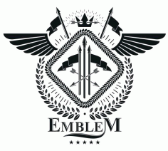 Emblem Design Free CDR Vectors Art