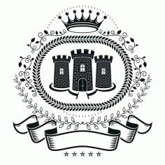 Estate Emblem Logo Badge Free CDR Vectors Art