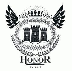 Honor Emblem Logo Badge Free CDR Vectors Art