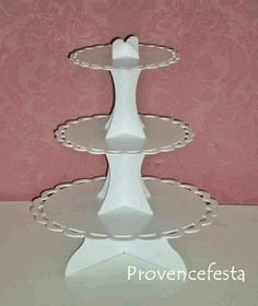 Porta Doces Cake Stand Layout Free DXF File