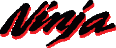 Ninja Kawasaki Old Style Logo Vector Free AI File