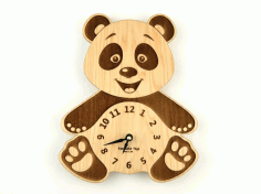 Bear Clock Free CDR Vectors Art