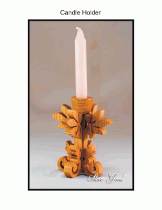 Candle Holder Scroll Saw Plans Free PDF File