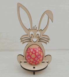 Easter Bunny Template 4mm Free CDR Vectors Art