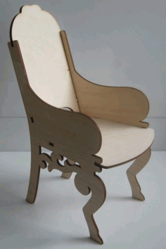 Laser Cut Wooden Chair Furniture Plans Free CDR Vectors Art