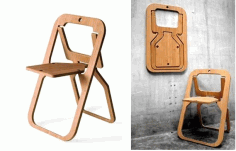 Layout Folding Chair Free CDR Vectors Art