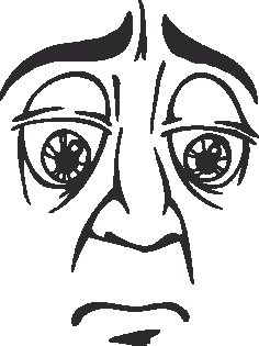 Mens Face Facial Smileys Expression 23 Free DXF File
