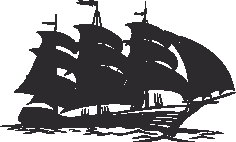 Sailboat Beautiful Silhouettes Of Sailing Ships 03 Free DXF File