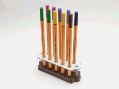 Laser Cut Convenient Holder For Pencils And Pens Free DXF File