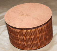 Round Box 3mm Mdf 150 Diameter For Laser Cutting Free CDR Vectors Art