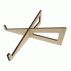 Laptop Stand Mdf 6mm For Laser Cut Free DXF File