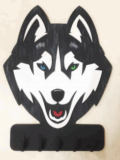 Locksmith Wolf House Keeper For Laser Cutting Free CDR Vectors Art