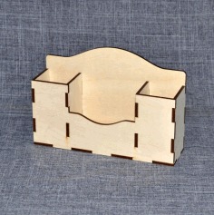 Simple Desk Organizer For Laser Cutting Free CDR Vectors Art