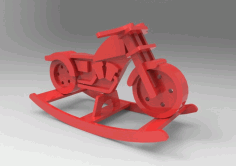 Rocking Chair Motorbike Cdr Drawing For Laser Cut Free CDR Vectors Art