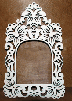 Layout Of Photo Frame Laser Cut For Laser Cut Free CDR Vectors Art