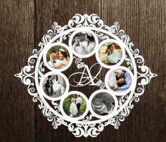 Photo Frame Layout For Laser Cutting Free CDR Vectors Art