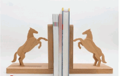 Horse Book Stand A For Laser Cut Free DXF File