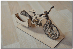 Bike Wooden Organizer A Bike For Laser Cut Free CDR Vectors Art