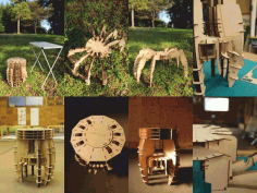 Spider Chair For Laser Cut Free CDR Vectors Art