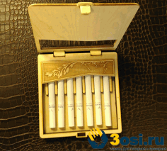 Cigarette Case Model For Laser Cut Free CDR Vectors Art