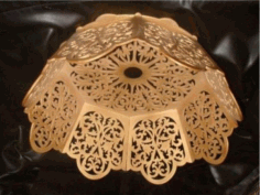 Lamp Shade Scroll Saw Cnc Plans For Laser Cut Free CDR Vectors Art