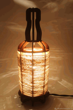 Tabletop Night Light Lantern Plywood 3mm For Laser Cut Free DXF File