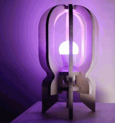 Rocker Lamp Plan For Laser Cut Free CDR Vectors Art