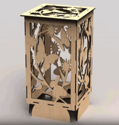 Decorative Butterfly Lamp For Laser Cut Free CDR Vectors Art