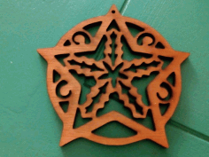 Wooden Ornament For Laser Cut Free CDR Vectors Art