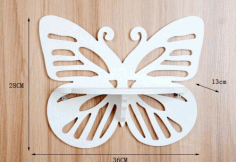 Butterfly Shelf Vector For Laser Cut Free CDR Vectors Art