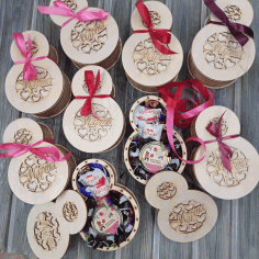 8 March Womens Day Gift Box For Laser Cut Free CDR Vectors Art