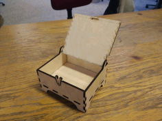 Box With Lid For Laser Cut Free CDR Vectors Art