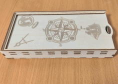 Pencil Case Sliding Lid Wooden Box For Laser Cut Free CDR Vectors Art