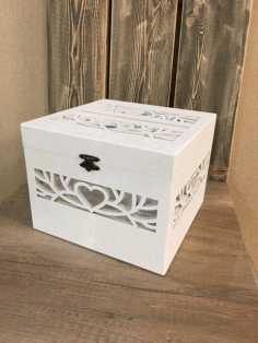 Wedding Box For Laser Cut Free CDR Vectors Art