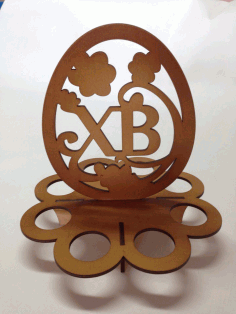 Easter Egg Holder Vector Model For Laser Cut Free CDR Vectors Art