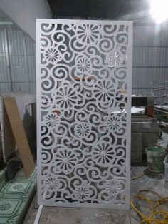 Laser Cut Pattern Panel Partition Free DXF File